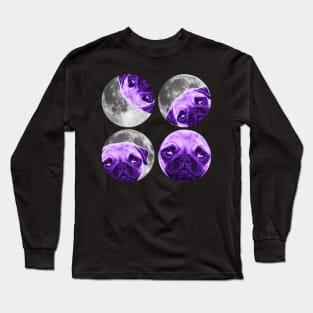 Pug Solar Eclipse Of The Moon Long Sleeve T-Shirt